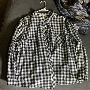 Black and White Checkered Shirt